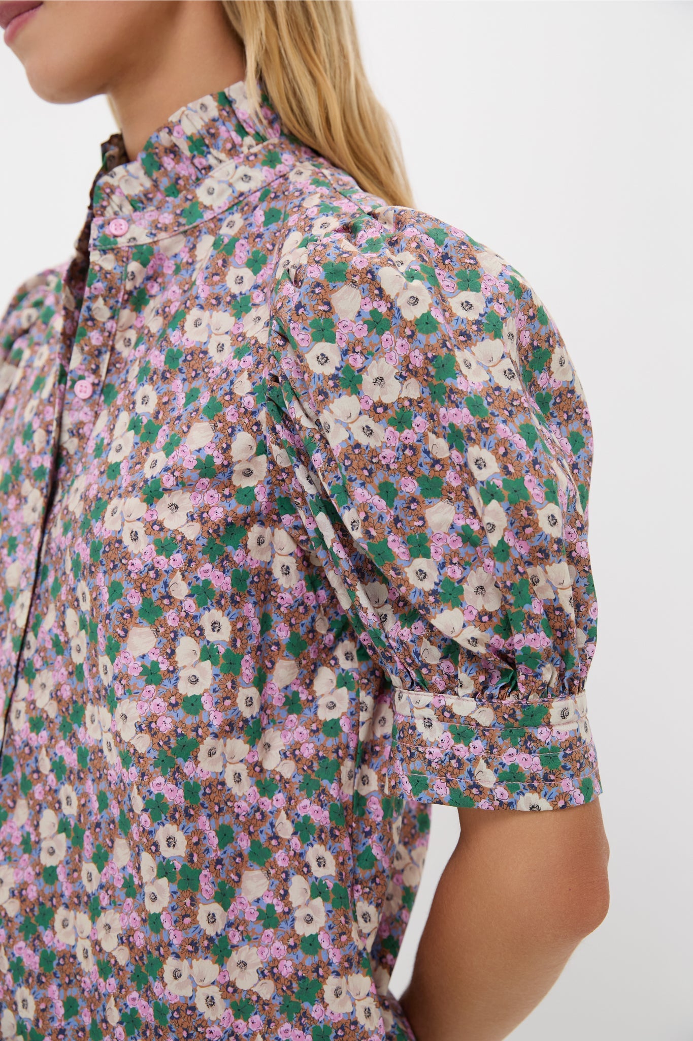 Purple Multi Floral Louisa Mini Dress