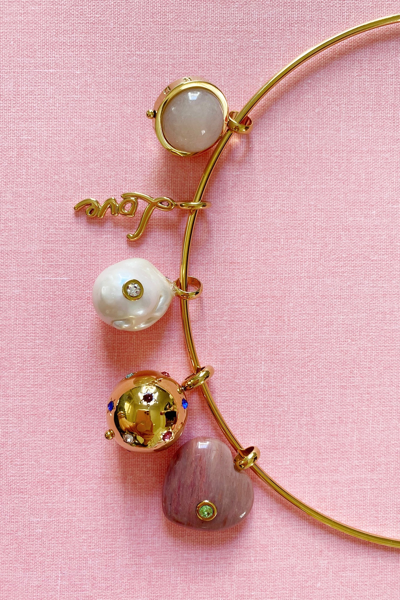 Rainbow Globe Charm