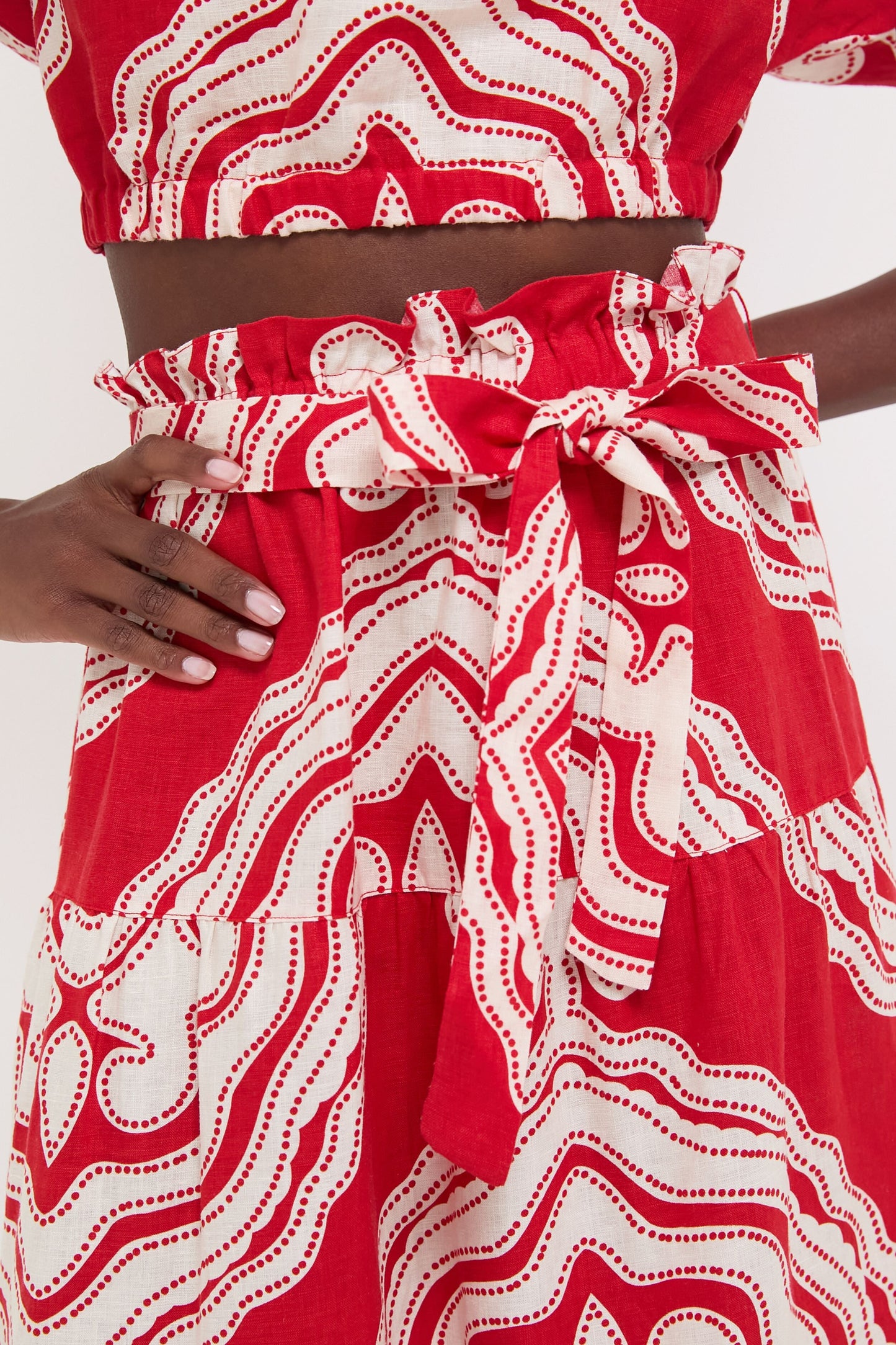 Nike Red Sanaa Skirt