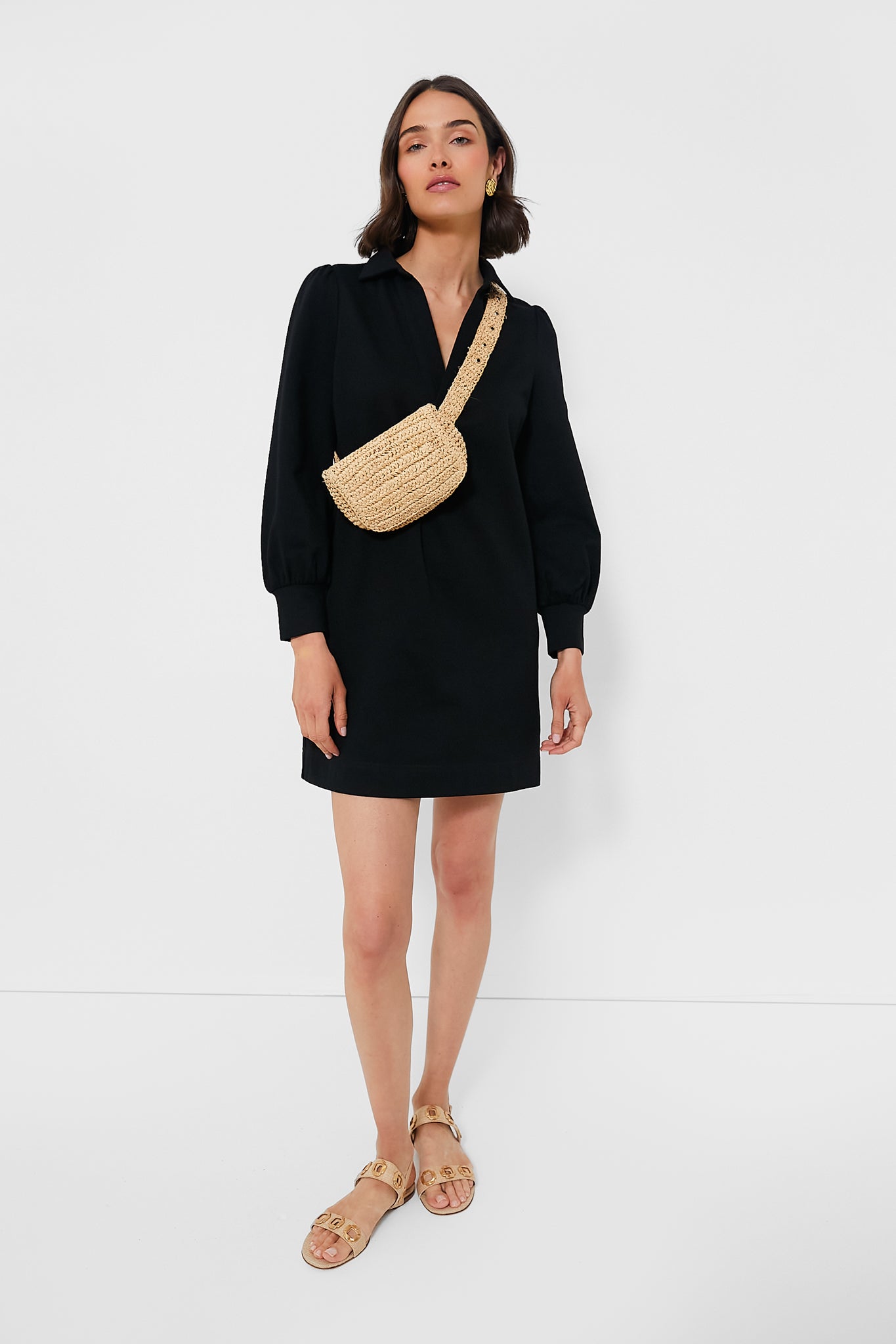 Toast Straw Belt Bag
