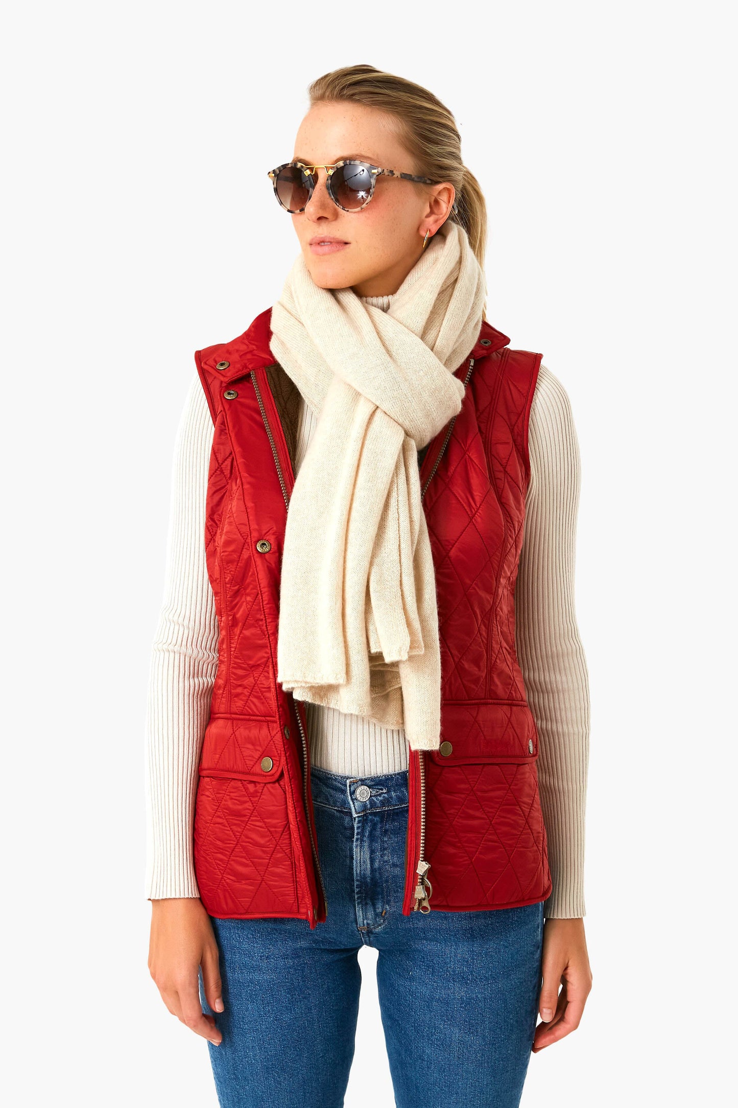 Exclusive Oatmeal Cashmere Travel Wrap