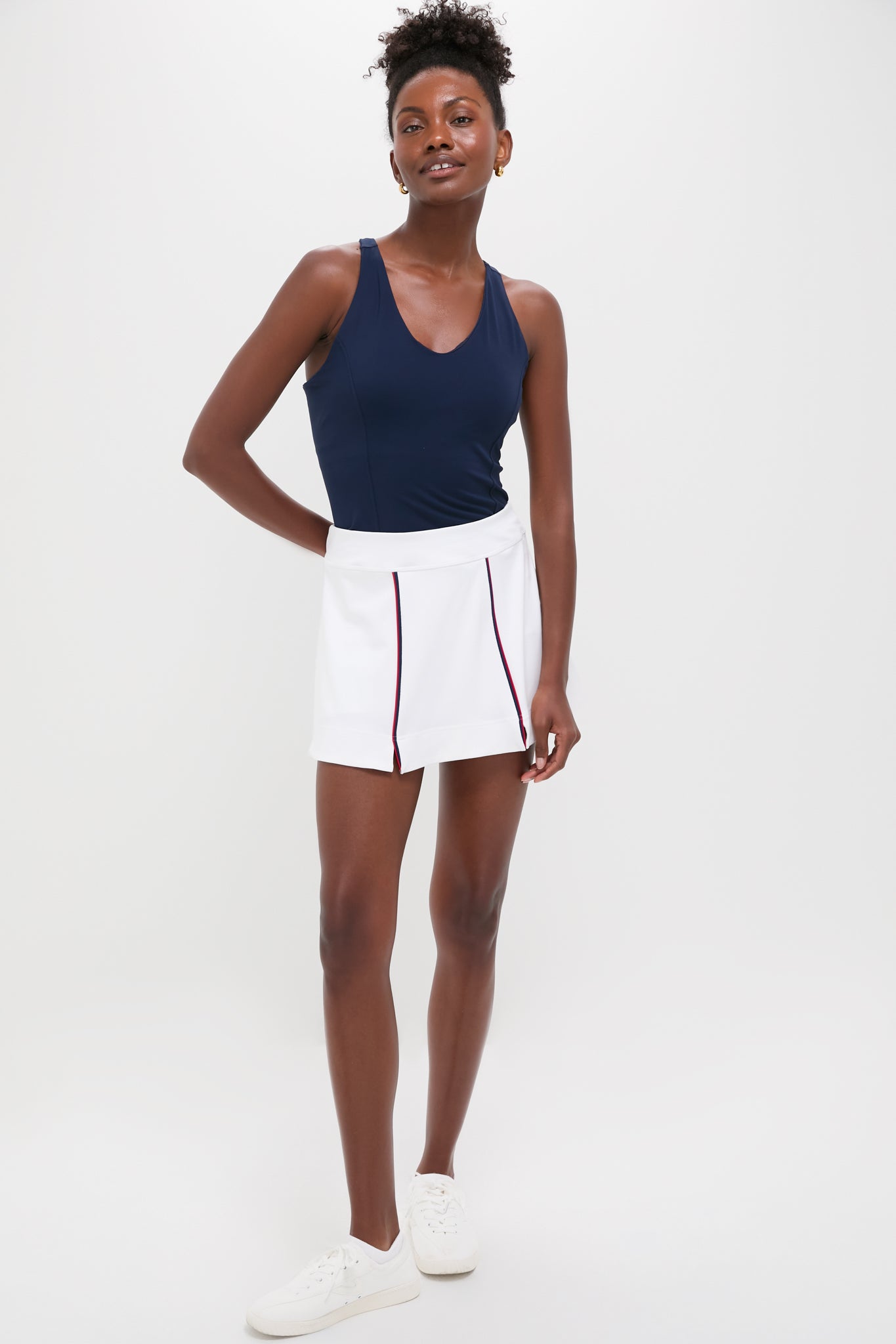Americana Piped 13 Inch Willis Tennis Skirt