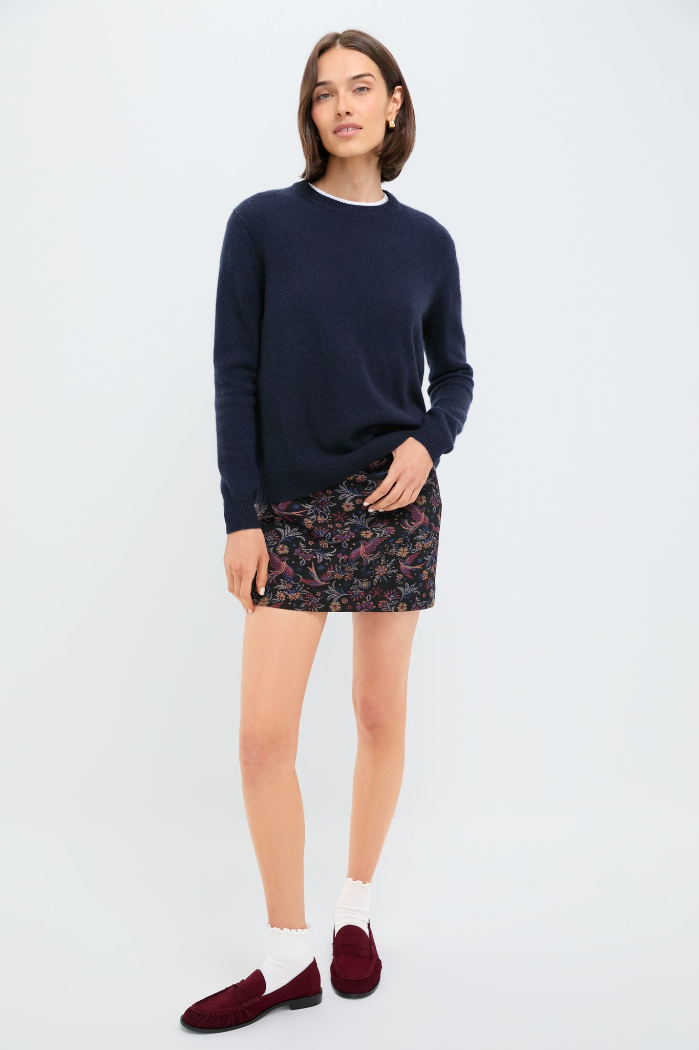 Noir Multi Tolmia Mini Skirt
