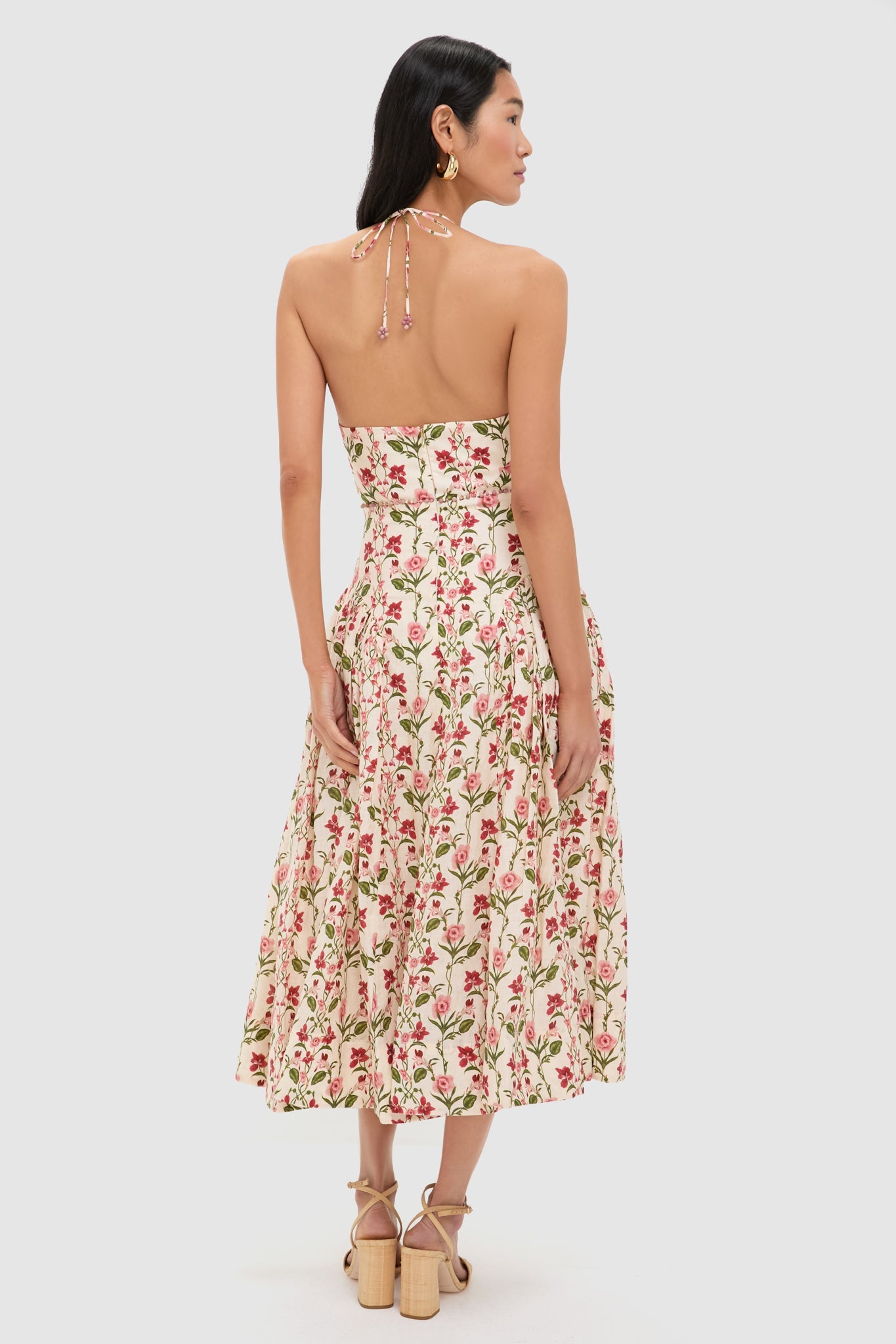 Canna Balsa Beaded Midi Dress