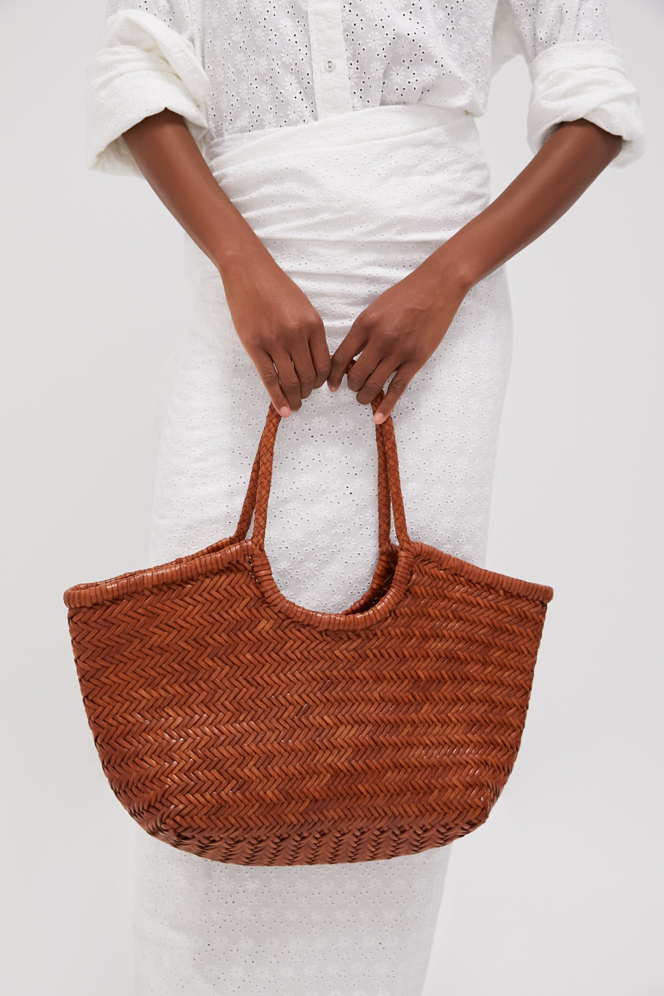 Tan Nantucket Basket