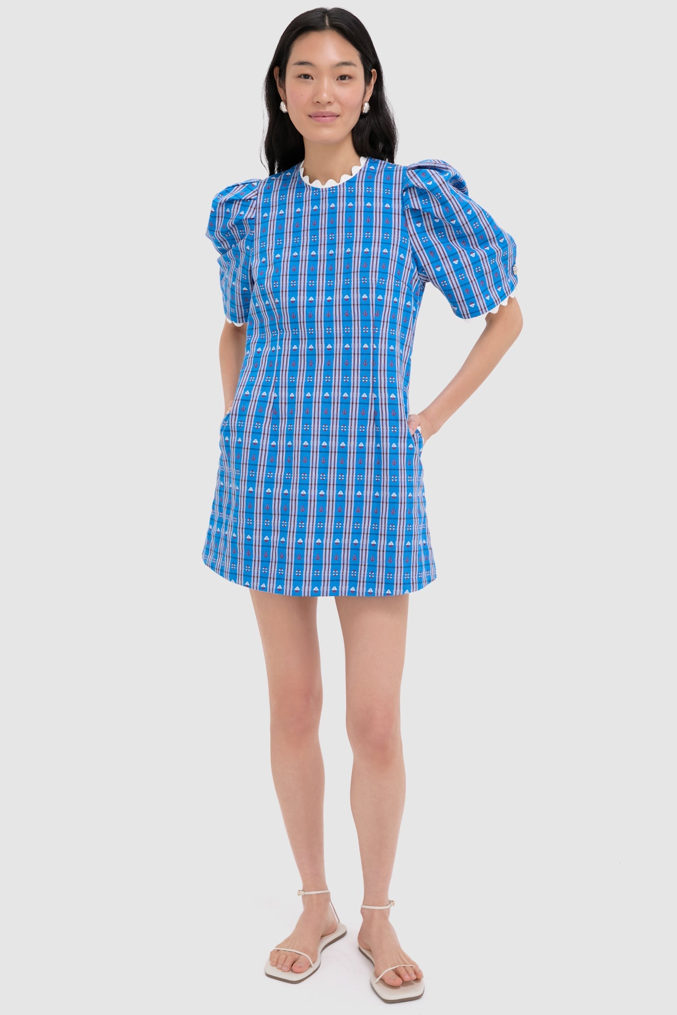 Blue Carmen Dress