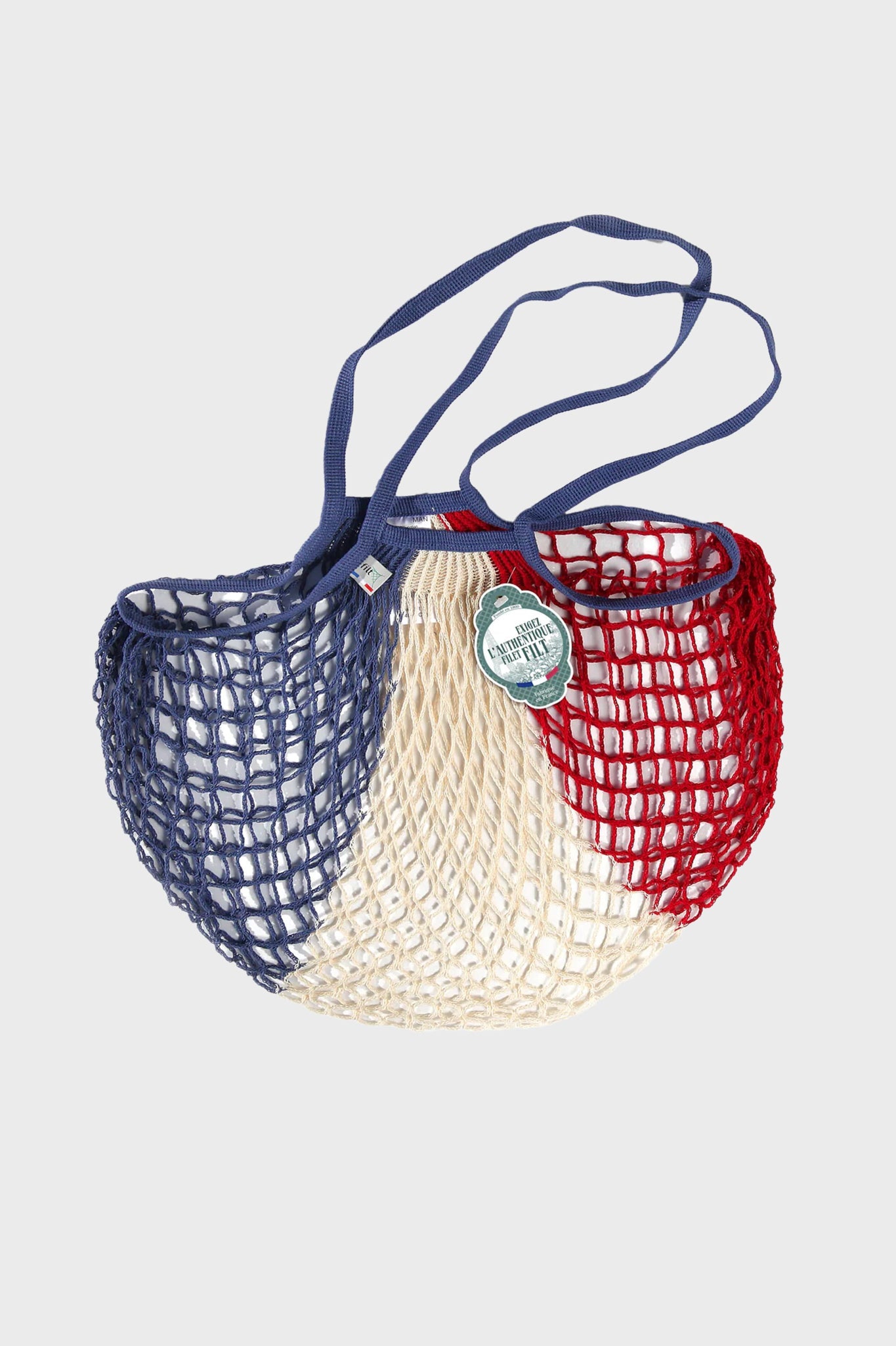 Tricolor French Market Bag