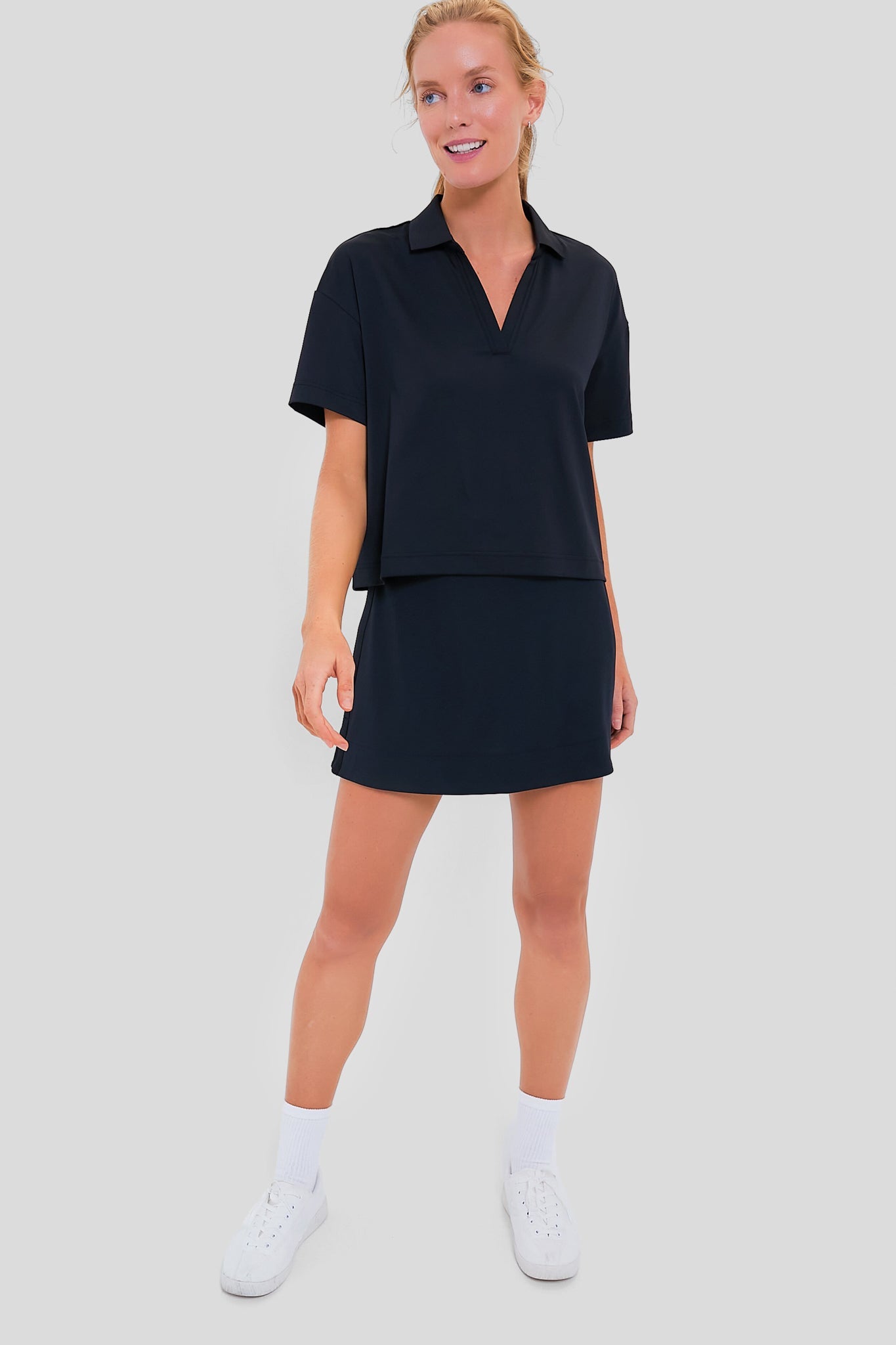Cypress Toile 14 Inch Performance Stretch Woven Elena Tennis Skirt