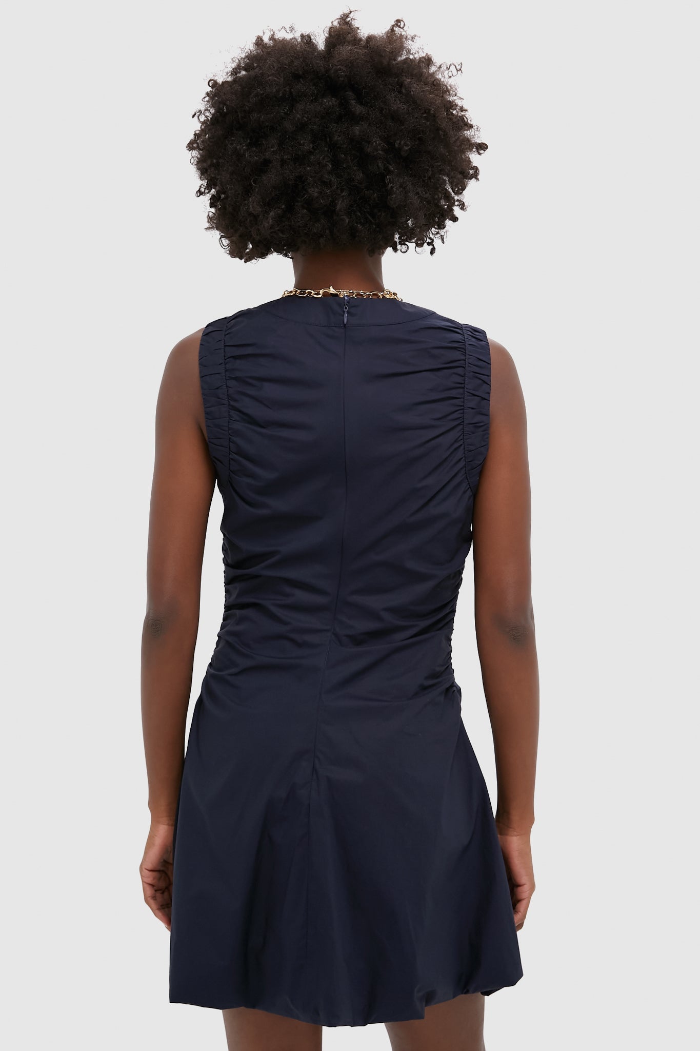 Navy Cotton Alisa Dress
