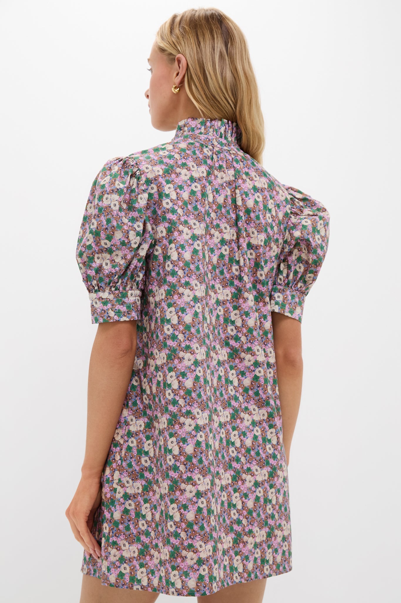 Purple Multi Floral Louisa Mini Dress