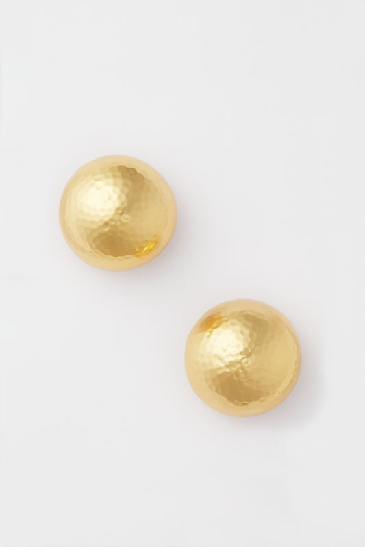 Gold Bria Clip Earrings