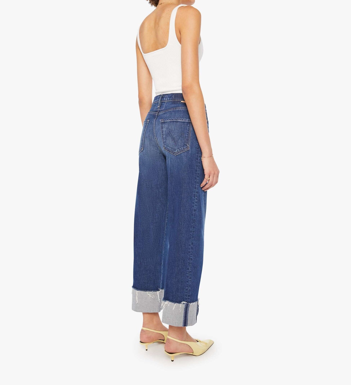 MOTHER The Half-Pipe Ankle Cuff Fray