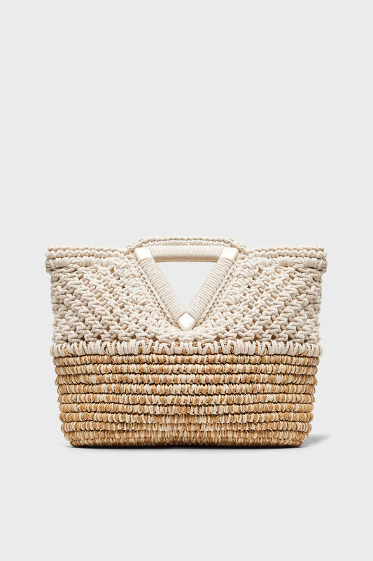 Sand Ivory Onya Clutch