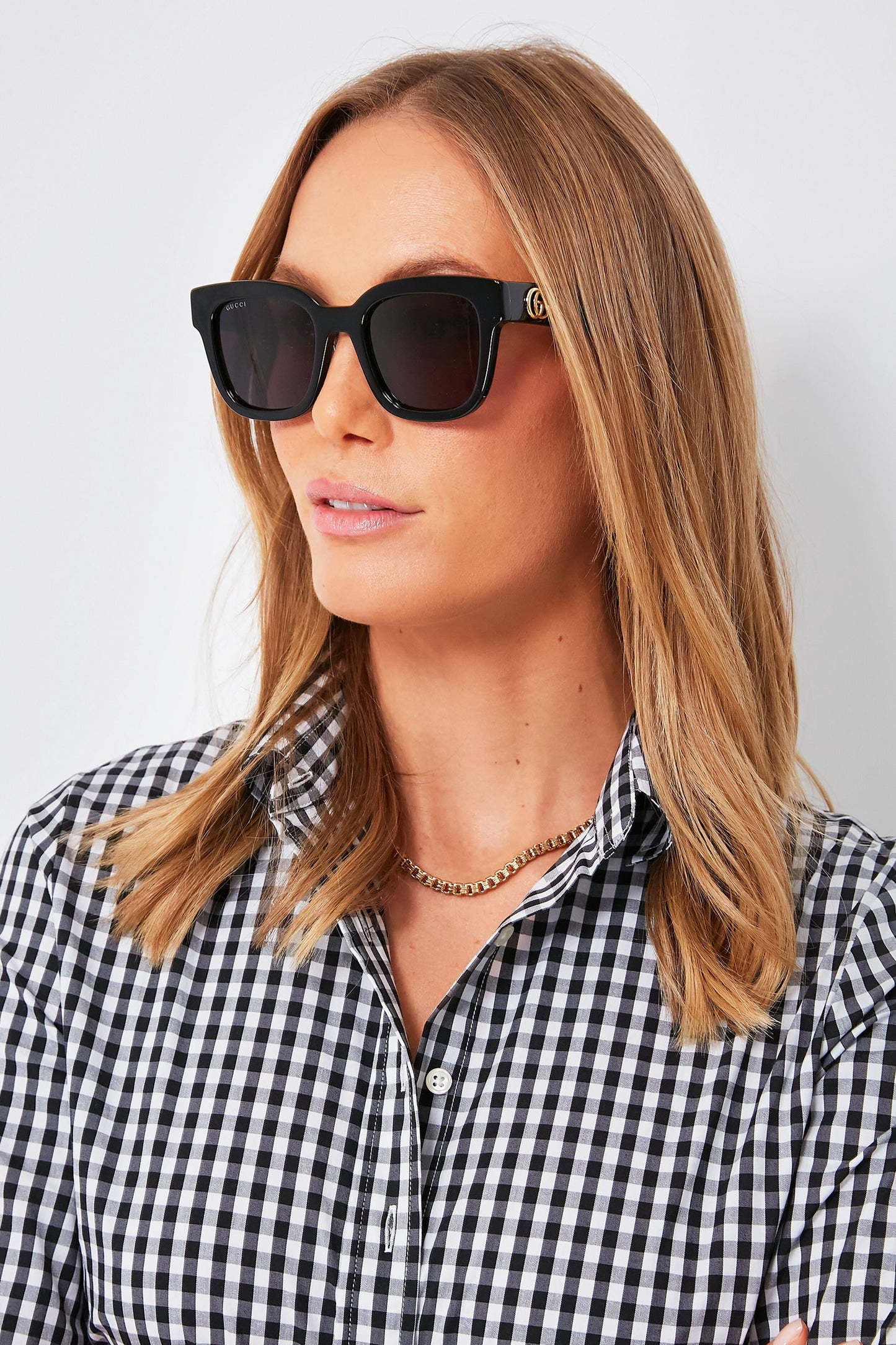 Black Square Frame Sunglasses