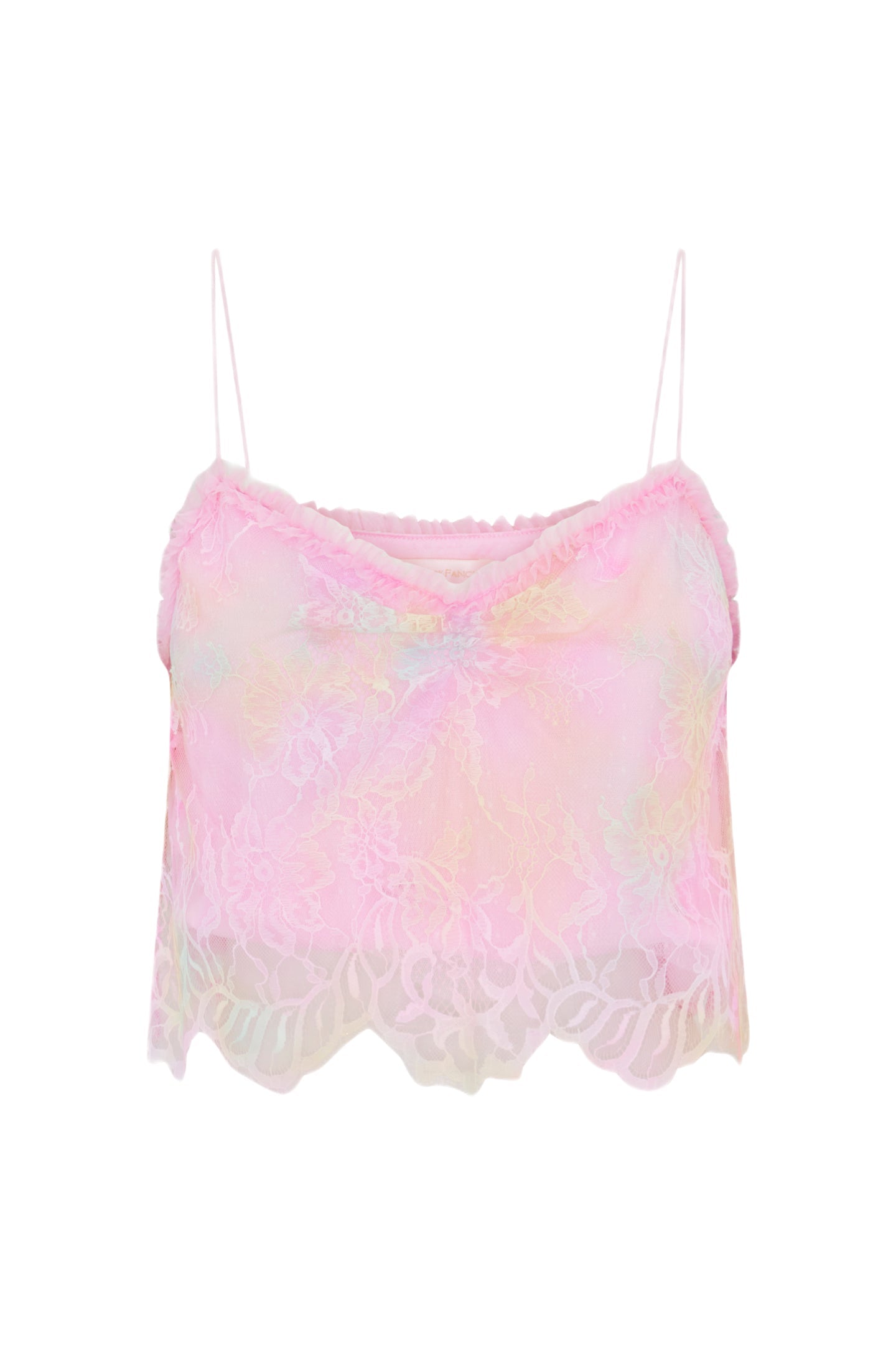 Ferni Tie-Dye Lace Cami Top