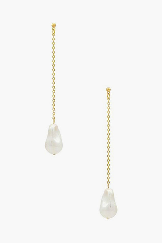 Gold Wren Earrings