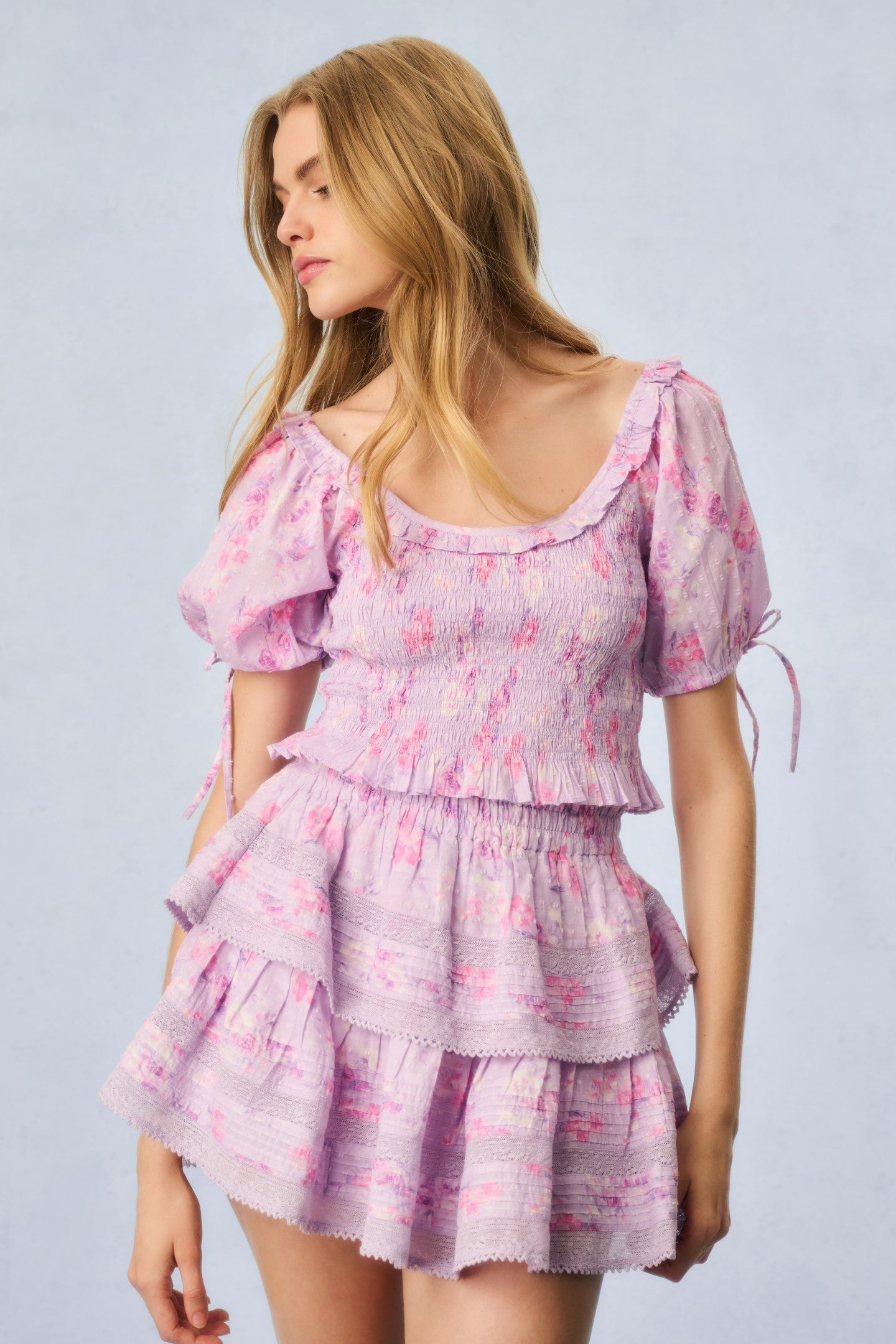 Molly Heirloom Print Top