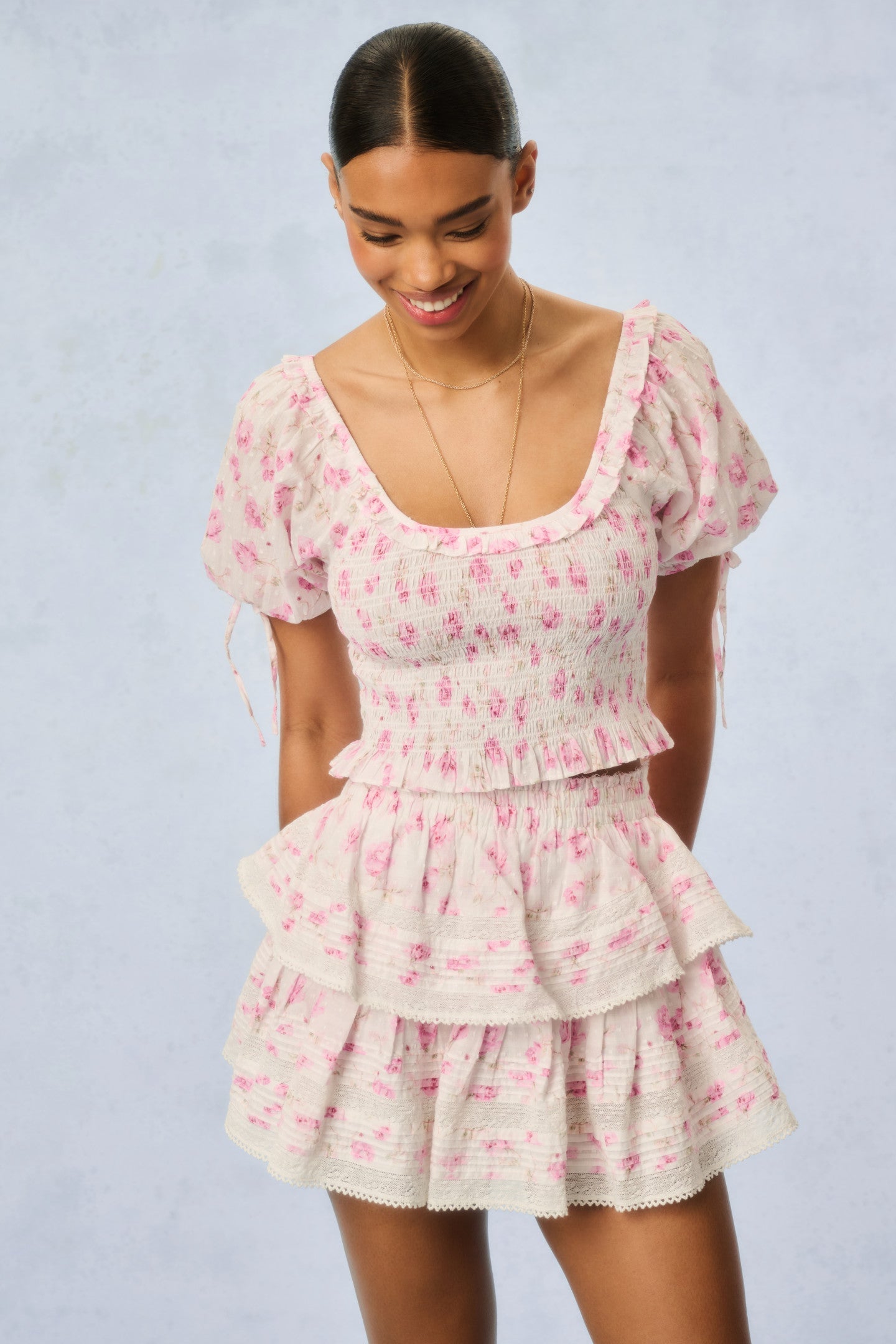 Molly Heirloom Print Top