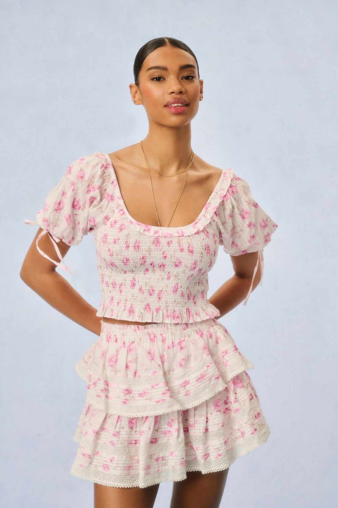 Molly Heirloom Print Top