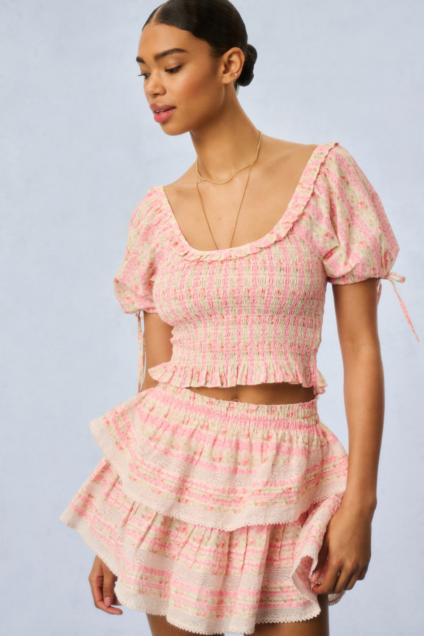 Molly Heirloom Print Top
