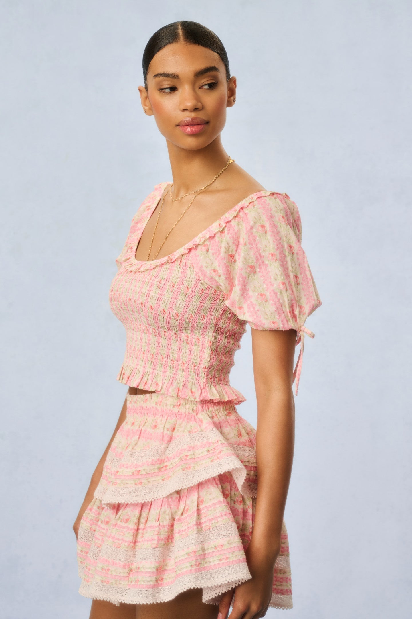 Molly Heirloom Print Top