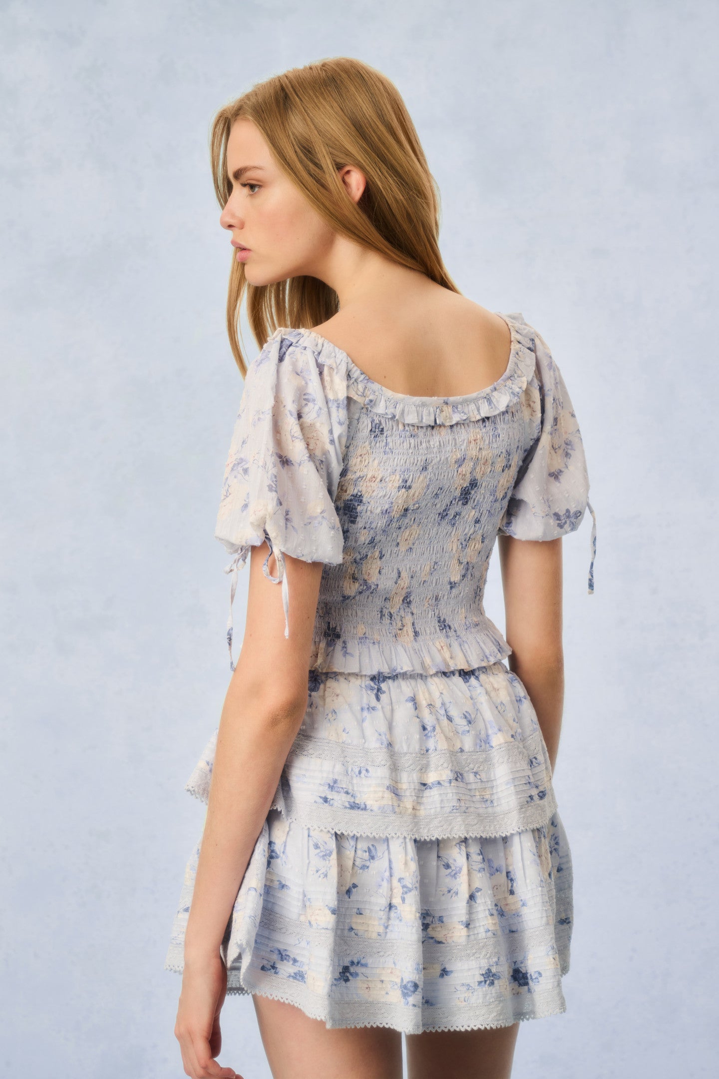 Molly Heirloom Print Top