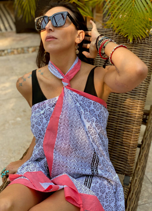 Pareo - Sayulita Print | Versatile Cotton Sarong