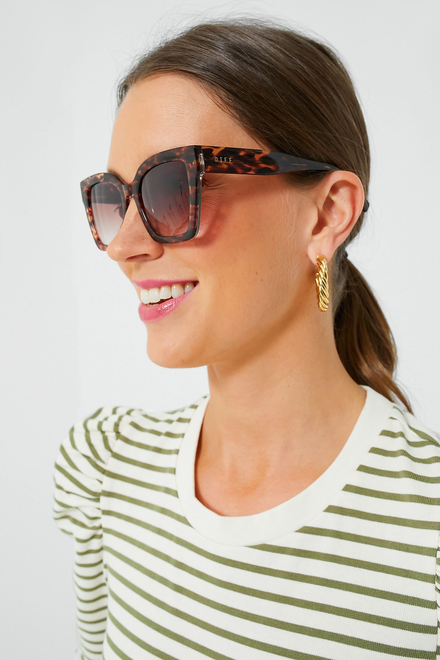 Wild Tortoise and Brown Rhys Sunglasses