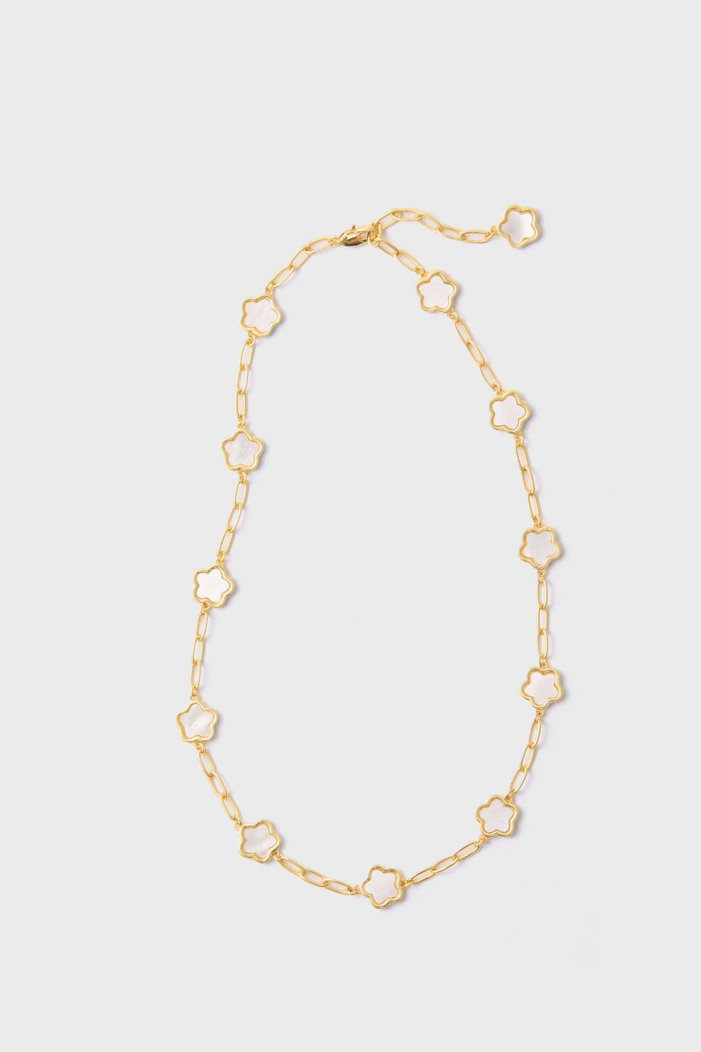 Mother of Pearl Lilia Station Necklace