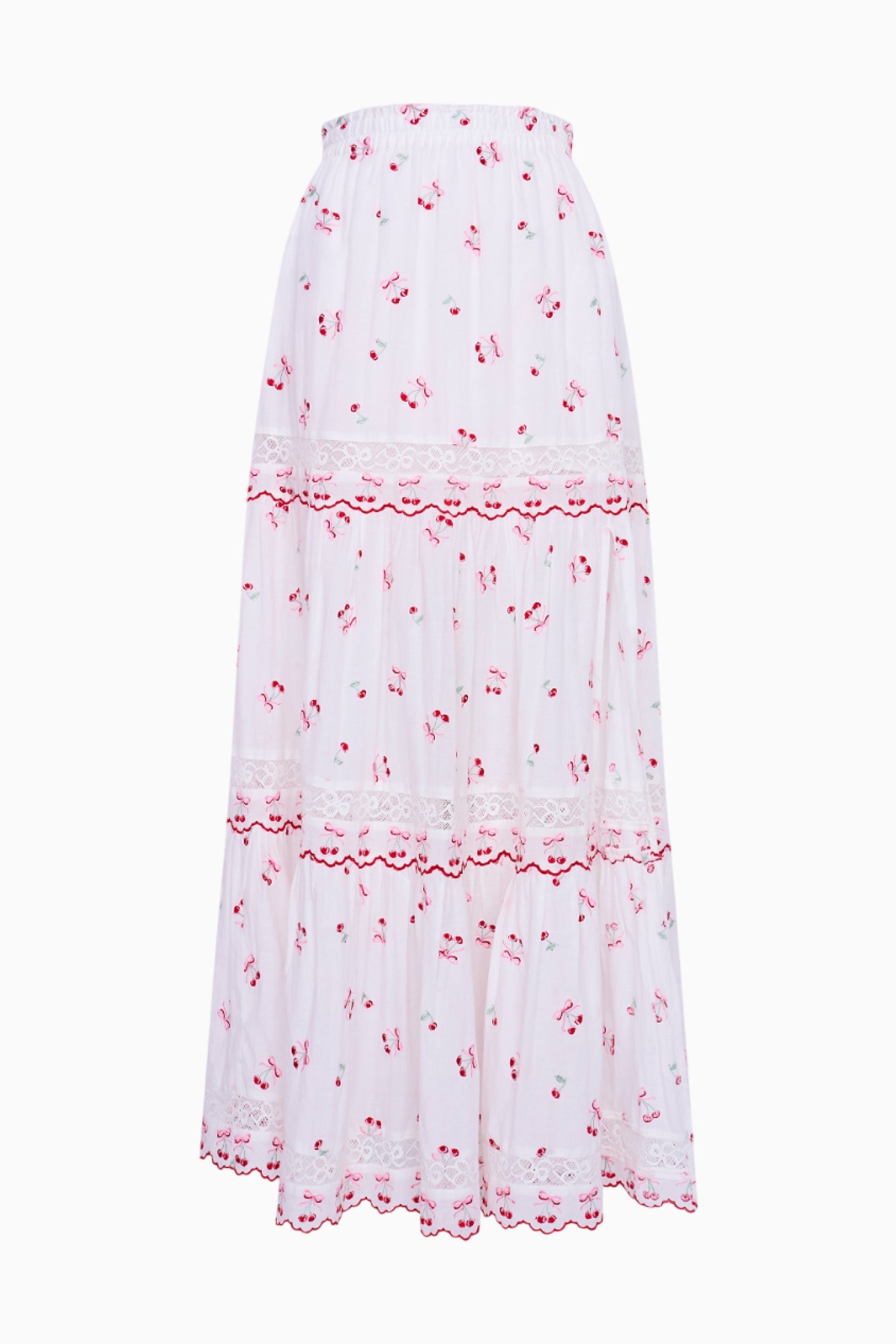 Patten Cotton Cherry Maxi Skirt