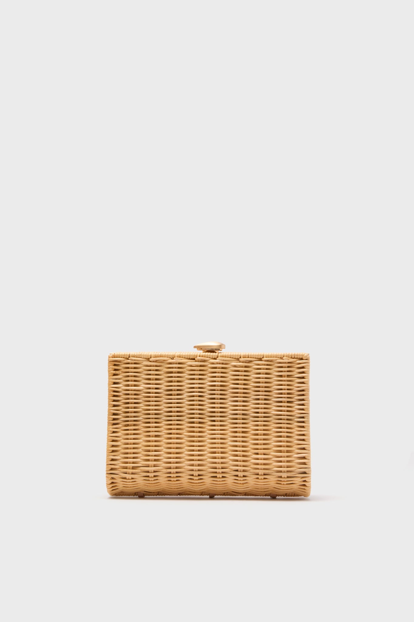 Natural The Petite Heart Clutch