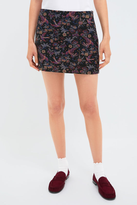 Noir Multi Tolmia Mini Skirt