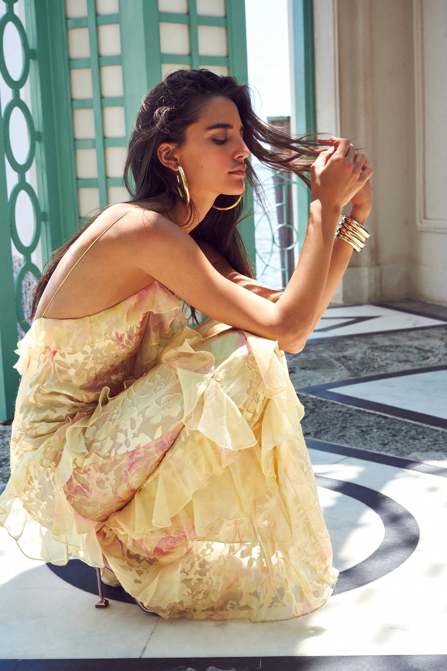 Rialto Summer Heirloom Print Dress