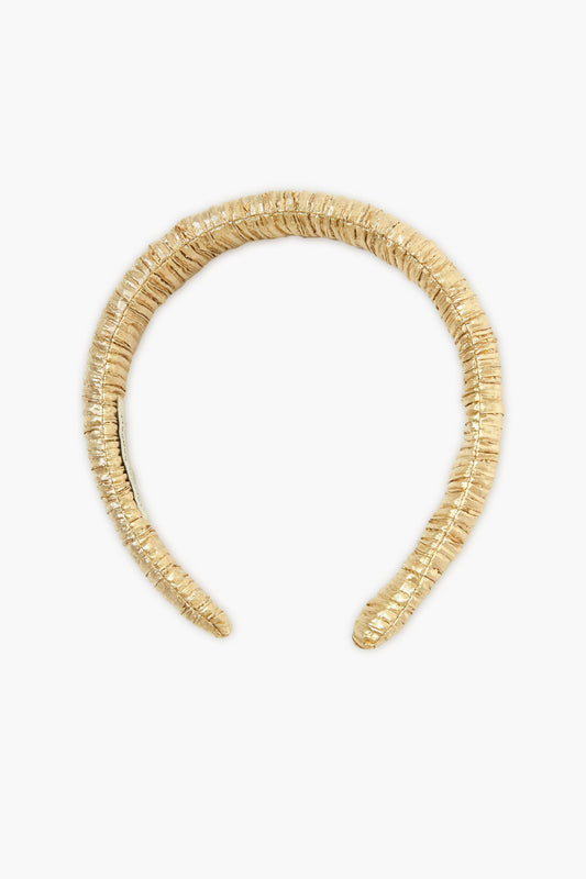 Gold Marina Puffy Headband