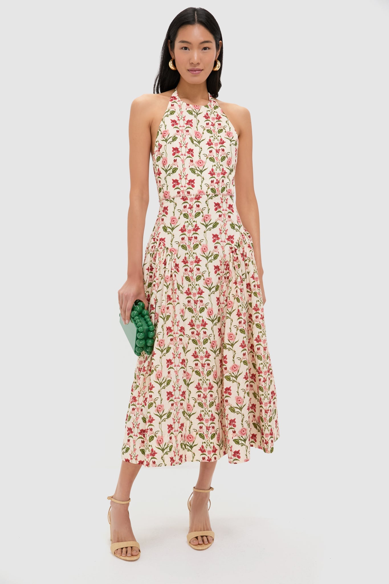 Canna Balsa Beaded Midi Dress