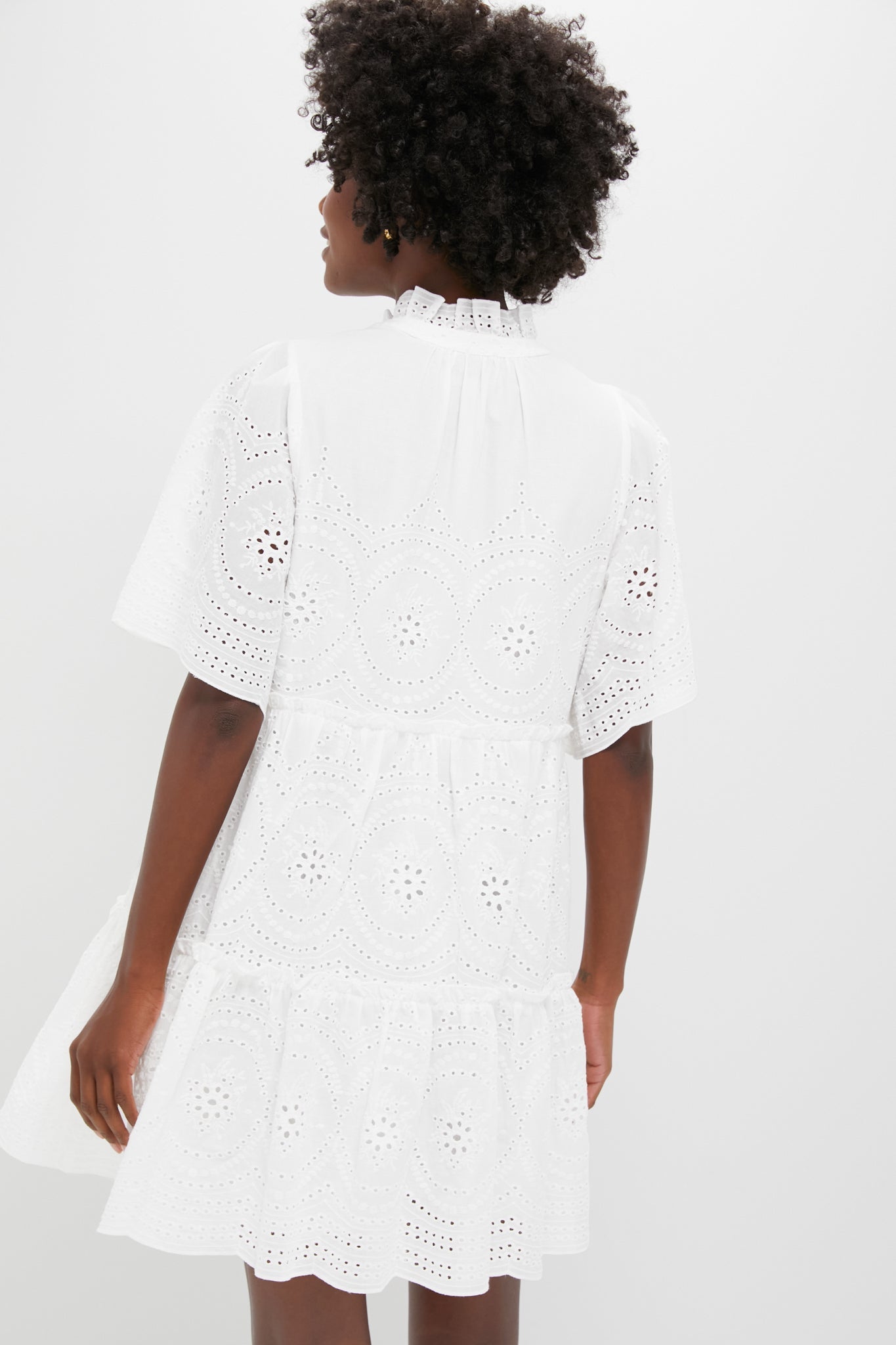 White Eyelet Crawford Dress