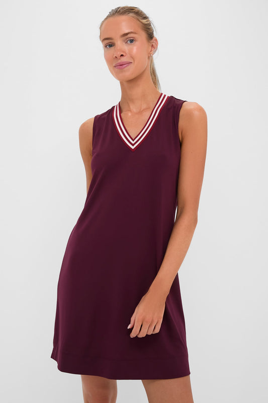 Winetasting Performance Cotton Suzanne Tennis Dress