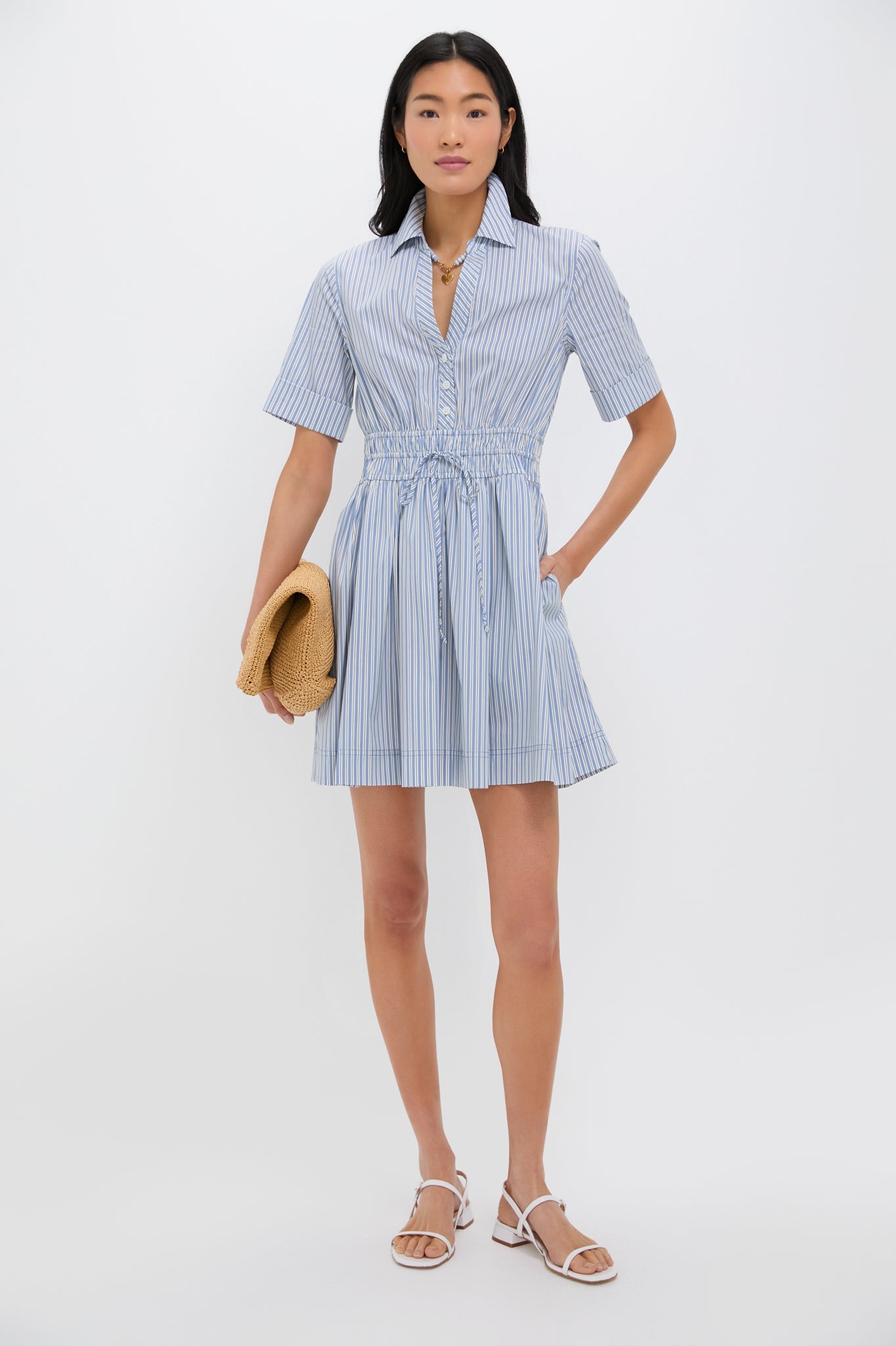 Blue and Multi Susan Dress