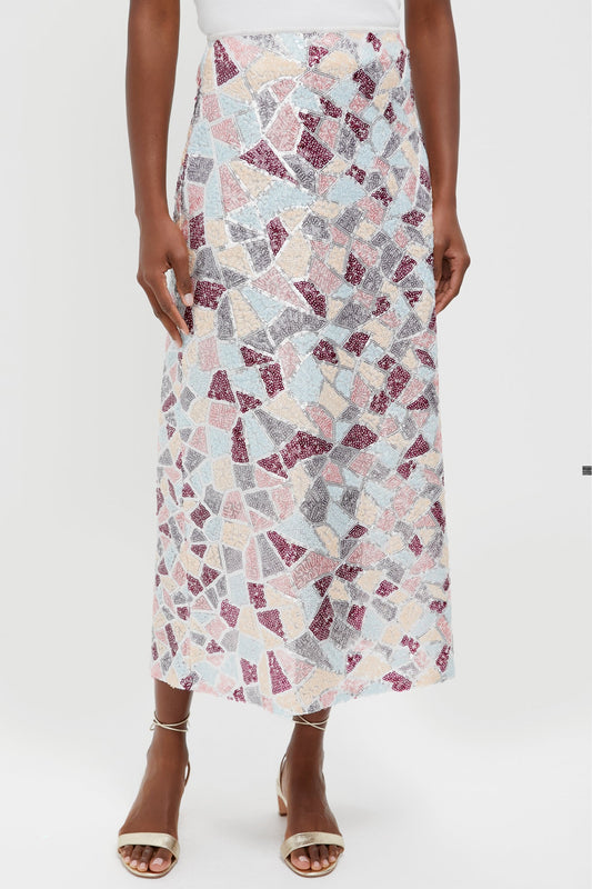 Sequin Flare Arden Maxi Skirt