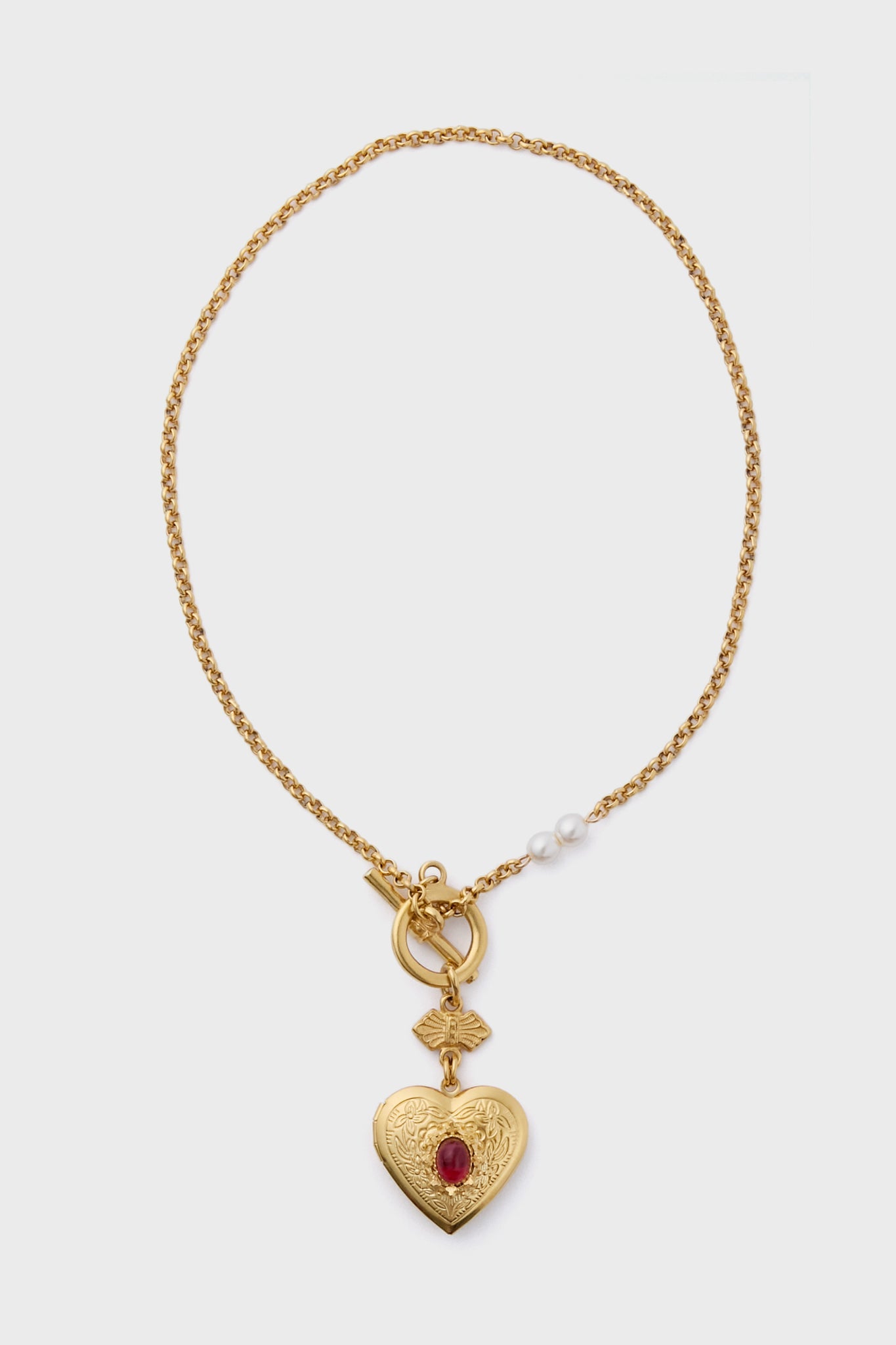 Gold Calder Heart Necklace