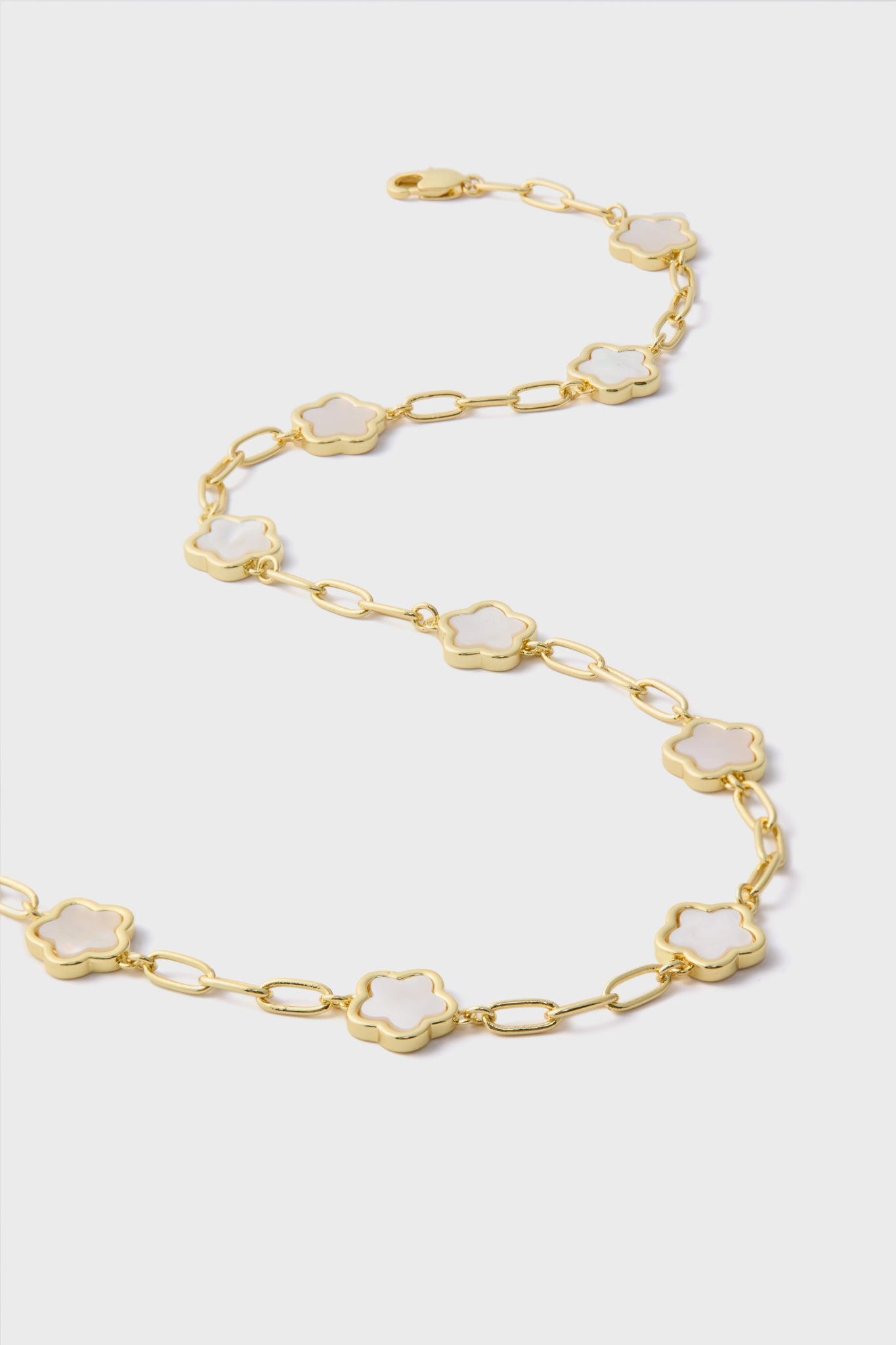 Mother of Pearl Lilia Station Necklace