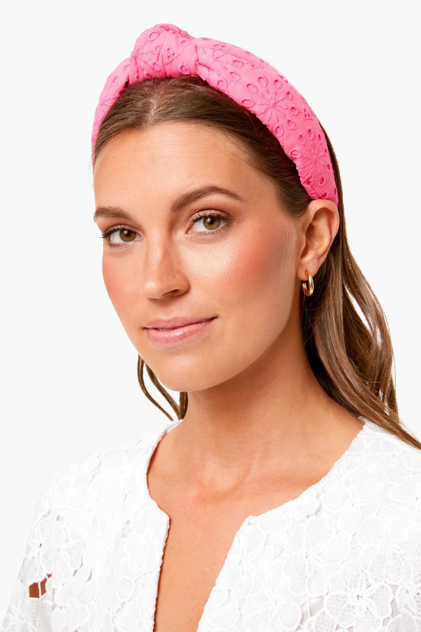 Neon Sunburst Eyelet Lele x Lilly Knotted Headband