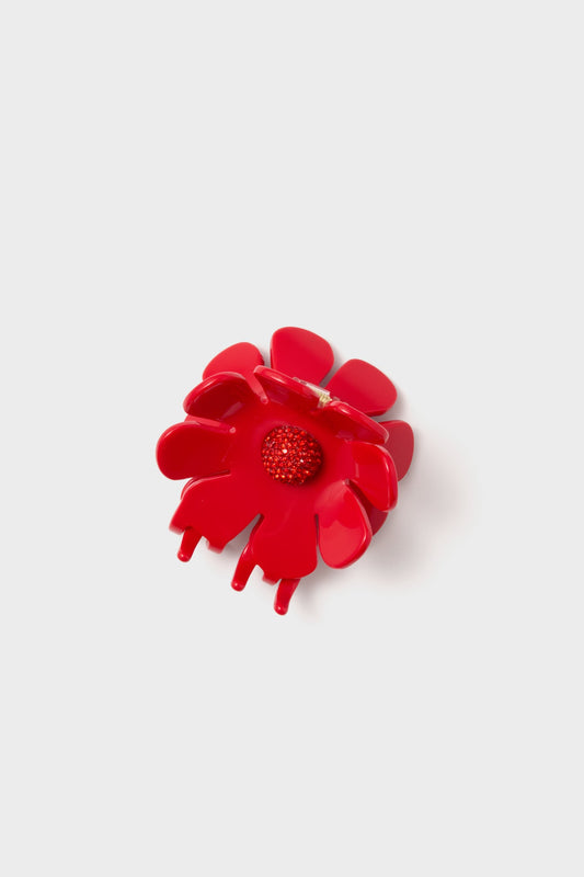 Fire Daisy Claw Clip
