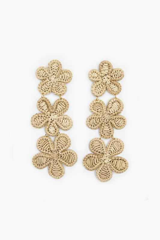 Natural Rattan Earrings