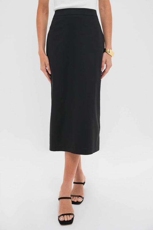 Black Rosie Midi Skirt