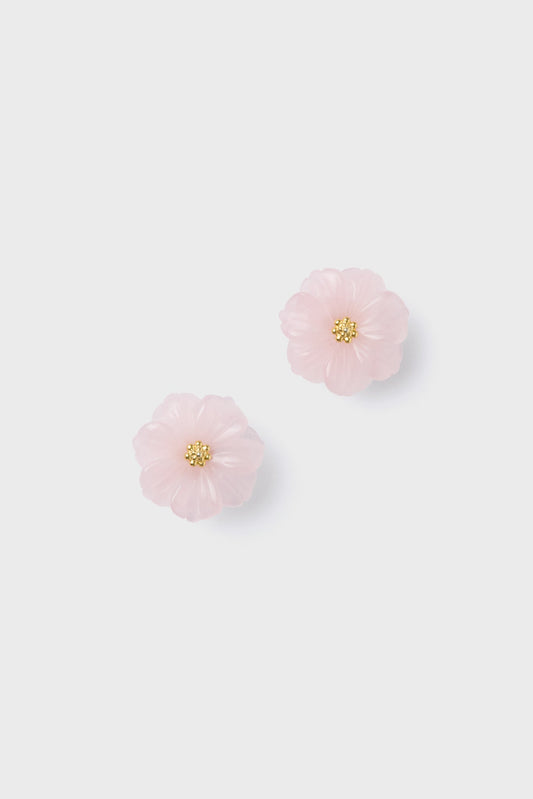 Rose Quartz Wynne Earrings
