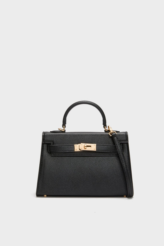 Black Hariette Handle Bag