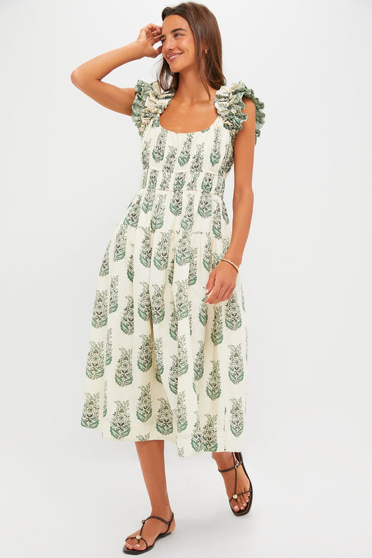 Jade Terrace Cotton Linen Liana Dress
