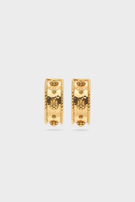 Gold Berry Classic Small Hoop Earrings