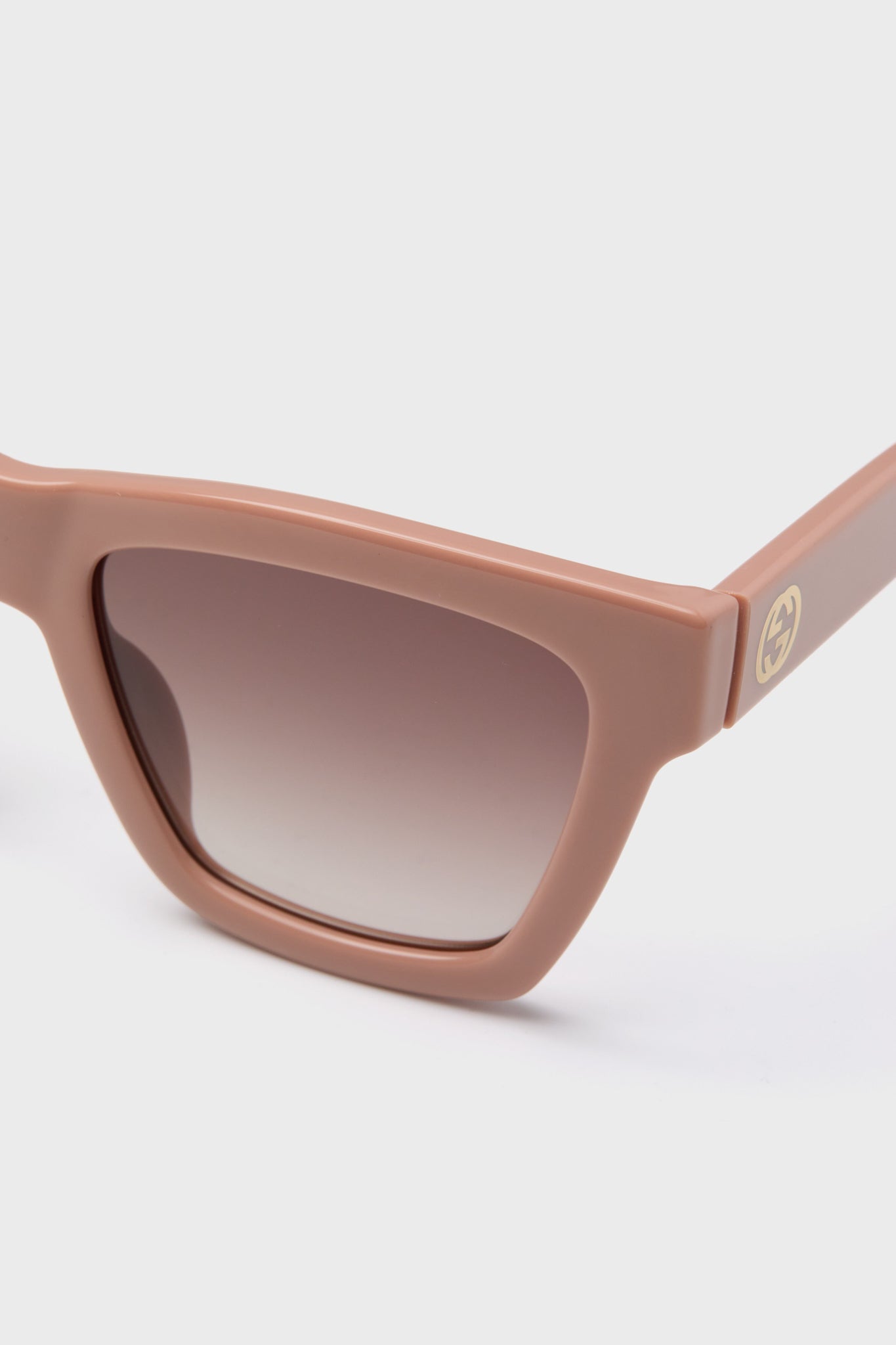 Pink Square Frame Sunglasses